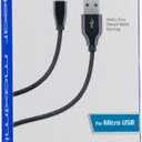 ZGear Braided Micro USB Cable - Black, 6 ft