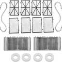 NAJING Tune Up Rebuild Kit for Dolphin Nautilus CC Plus Robotic Pool Cleaner  Includes 9991433-R4 Ultra Fine Filter Panels, 6101641-R2 Brushes, 6101611-R4 Climbing Rings, 9985006-R2 Tracks