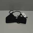 Hurley Women's Standard Adjustable Bikini Top (Medium, Black)