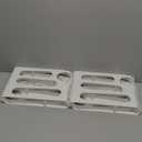 Egg Holder for Fridge, Automatic Rolling Egg Dispenser for Refrigerator, Countertop, Kitchen - Space-saving Egg Roller/Organizer/Storage/Container/Tray for Fridge - 2 Packs for 56 Large Size Eggs