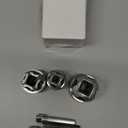 Pipe Thread Cutting Tool Integrated Internal & External Pipe Threading Tool Electric Drill Compatible PVC Tube Threader Kit, 1/2", 3/4", 1'' Tube Sizes Rethreading Kit(3 Sizes,Silver,3 Pcs)