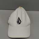 Volcom Men's Full Stone Flexfit Stretch Hat, White-New, Large