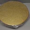 Wenqik 14 Inch Metal Gold Cake Stand with Cake Knife and Spatula, Round Dessert Table Display Stand Metal Dessert Tray Serving Platter for Party, Wedding, Birthday, Baby Shower, Anniversary