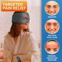 sticro Sinus Relief Mask Moist Heat with 3 Temp Settings, Ex-Large Headache Mask Electric Face Heating Pad for Sinus Pressure Relief, Migraine, Tension Headache Relief