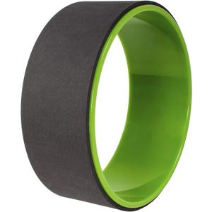 Fitvids Yoga Wheel for Stretching - Spine Stretching & Flexibility Enhancer with Non-Slip Surface, Full-Body Workout Equipment for Improved Mobility, Multiple Colors (Green)