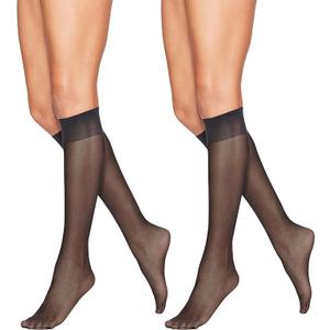 Hanes womens Women's Alive Full Support Knee High A446
