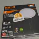 HALO 5 inch / 6 inch LED Recessed Light Trim 750 Lumens Dimmable Baffle Can Light with 5 Color Temperatures for Ceiling Indoor Outdoor Shower LT56079FS1EWHR