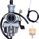 Carburetor Carb With Throttle Cable Compatible with Honda ATV Fourtrax 200 TRX200SX TRX200 TRX200D 4 Wheeler Quad 1984