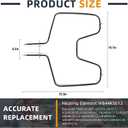 WB44k5012 Oven Bake Element Fit for G-E Ken-more Hot-point Oven Heating Element Replacement Replaces 325883 PS249247 WB44K5012E WB44K6012 WB44M0001 WB44M1 WB44X0234 WB44X230 WB44X234 by AMI PARTS