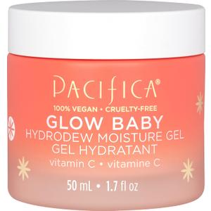 Pacifica Glow Baby Hydrodew Gel Moisturizer  Vitamin C & Niacinamide Dewy Face Gel for Glowing Skin, Lightweight Oil-Free Daily Moisturizer for Brightening & Hydration, Vegan & Clean Beauty Formula