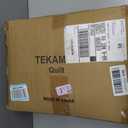 TEKAMON All Season Oversized Queen Comforter,Down Alternative Duvet Insert,Dark Grey