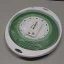 QiMH Collapsible Colander and Strainer, 5 Quart(1.25 gal) BPA Free & Dishwasher-safe Silicone Foldable Strainer, Heavy Duty Kitchen Drainer Basket for Pasta, Veggies and Fruits (Grass Green)