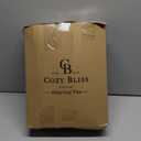 Cozy Bliss Seersucker Cooling Comforter Queen Size, Q-Max 0.4 Reversible Lightweight Cooling Blanket, Breathable Silk Smooth Summer Bedding Quilt for Hot Sleepers Night Sweats Light Grey