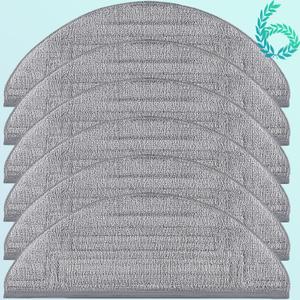 6 Pack Mop Cloth Pads Replacement for Roborock S8 Pro Ultra Robot Vacuum, Upgraded Reusable Microfiber Dual Sonic Mopping Pad Accessories