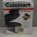 Cuisinart Waffle Maker, 1250W Round Classic Waffle Iron, 5Setting Adjustable Browning Control, WMRCANAS, Brushed Stainless