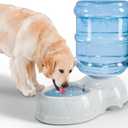 Kenond Water Dispenser Station for Large Dogs,3 Gallon/11L Gravity Automatic Feeder, Dog Water Bowl Dispenser,Large Size Dog Drinking Fountain