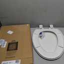 Mayfair Caswell Modern Slow Close Toilet Seat, Durable Plastic, Elongated, White