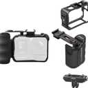 Xplorer Grip Kit Bundle(Camera Grip&Cage&Quicke Release Mount) for Insta360 Ace Pro 2/Ace Pro/Ace Extended Holder Mount with Adjustable Shutter Button (Model Bundling 2)