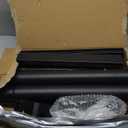 Rfiver Mobile TV Stand for 23-60 Inch LCD LED Flat/Curved Panel Screen TVs up to 88 lbs, Rolling TV Stand with Adjustable Shelf & Tilt, Portable Floor Stand on Wheels for Bedroom, Living Room, Office (Black)