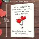 3 x IDU Valentines Day Card,Valentines Day Cards Gifts for Him Her,Valentines Day Card for Husband Wife Boyfriend Girlfriend Couples Men Women Fiance Fiancee