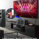 GELRHONR 2Pack RCA Splitter, 1 Male to 2 Male RCA Y Splitter Y Adapter Cable for Subwoofers, Home theaters, Speakers, HDTVs and More 30cm (1Male to 2 Male Black)