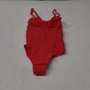 FeelinGirl Shapewear Bodysuit for Women Tummy Control Seamless Sculpting Snatched Waist Body Suit Body Shaper Thong (X-Small-Small, Rust Red)