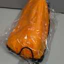 Inflatable Lounger Air Chair Sofa Bed Sleeping Bag Couch for Beach Camping Lake Garden (Orange)