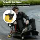 2 Pack Complete Caster Wheels Assembly Fit for Razor Crazy Cart XL DLX, 360 Widen Caster Wheel, Plug and Play, 70mm 50mm