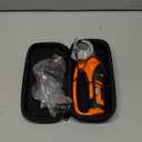 BUBRA Cordless Electric Scissors, 4V Cardboard Cutter with 4 Blades, Rechargeable Box Cutter up to 1/3", with Storage Bag, Safety Lock & LED Light, Electric Scissors for Cardboard, Fabric & Carpet