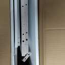 Wooden Tilt Out Trash Can Cabinet, 10 Gallon Dog Proof Garbage Can Holder, Kitchen Island with Laundry Hamper, White