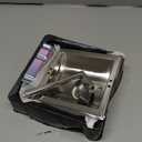 Polished Chrome Recessed Toilet Paper Holder, Bathroom Wall Mount Recessed Pivoting Toilet Tissue Roll Paper Holder Include Rear Mounting Bracket