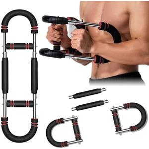 Twister Arm Trainer, Chest Workout Equipment, Three-Level Adjustable Forearm Strengthener at Home, Portable Fitness Exerciser, Gifts for Men Women Dad Bro Husband