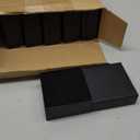 Sasylvia 24 Pcs Jewelry Gift Boxes, 3 x 3 x 1.4 Inches Small Gift Boxes Necklace Case Bulk for Jewelry Mother's Day(Black)