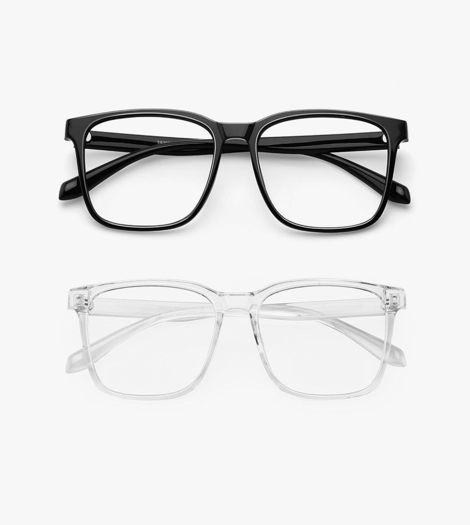 Blue Light Blocking Glasses Oversized Square Computer Glasses Anti Blue Light for Women Men
