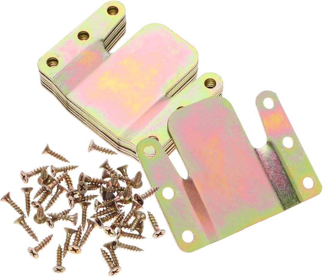 4sets Sectional Couch Connectors Linking Parts for Sofa Stability Easy to Install Suitable for Living Room Office and Exhibition Spaces