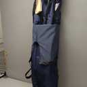 400lbs Rocking Camping Chair, Oversized Heavy Duty XL Folding Rocker for Adults, Padded High Back Big & Tall Support, with Cup Holders & Carry Bag for RV, Lawn, Patio & Sports (Navy)