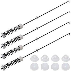 【ALLOY UPGRADED】W10780045 WTW4816FW2 NTW4516FW2 NTW4605EW0 NTW4516FW1 WTW4800BQ1 Washer Suspension Rods Kit 4 Pcs by Beaquicy-Washer Parts for Whirlpool Kenmore Suspension Rods RTW4516FW1,11020102310