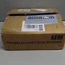 Braiser Enameled Cast Iron Braiser 3 qt Braiser Pan with Lid Slateblue Shallow Cast Iron Casserole Braiser Pan with Handles