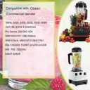 Blender Pitcher 64oz, Compatible with 5200 5000 5300 6300 VM0101 VM0103 VM0197 Classic/Commercial Series, Blender Container Jar Cup,Updated Prevents Rust and Leaks