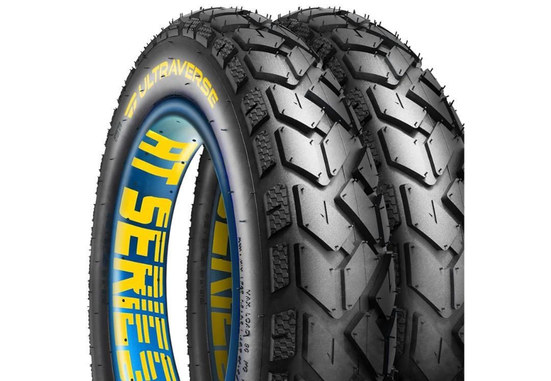 ULTRAVERSE 20x4 E-Bike Fat Tire - Robust, High-Performance 20inch Fat Tyre for MTB and Ebikes, Durable All-Terrain Directional Tread, Superior Density for Street & Trail Adventures-2 Unit