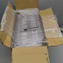 Clemate 6Pack Pantry Organizers and Storage,Clear Stackable Kitchen Storage Organizer,Foods Organizer Bins with Handles, Easily Assemble for Bathroom, Kitchen, Refrigerator, Pantry, Cabinet, Closet (Medium)