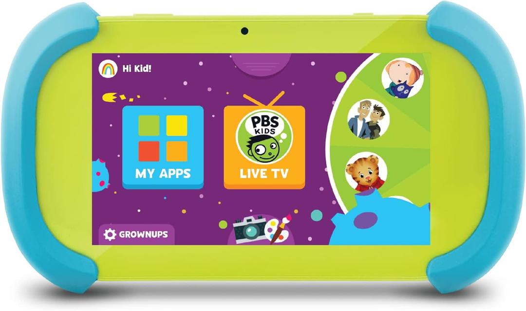 Core Innovations PBS Kids Playtime Pad+  7 HD Kid-Safe Android Tablet with Live TV, Learning Apps, Parental Controls & Durable Design