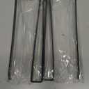 Tumbler Lid Organizer 2 Pack Tumbler Lid Storage Hook Up to 20 Lids, Space Saving Cup Lid Holders Under Cabinet Tumbler Lid Hanger for Kitchen Storage, Horizontal Paper Towel Hanger (Black) (2 Pack, Black)