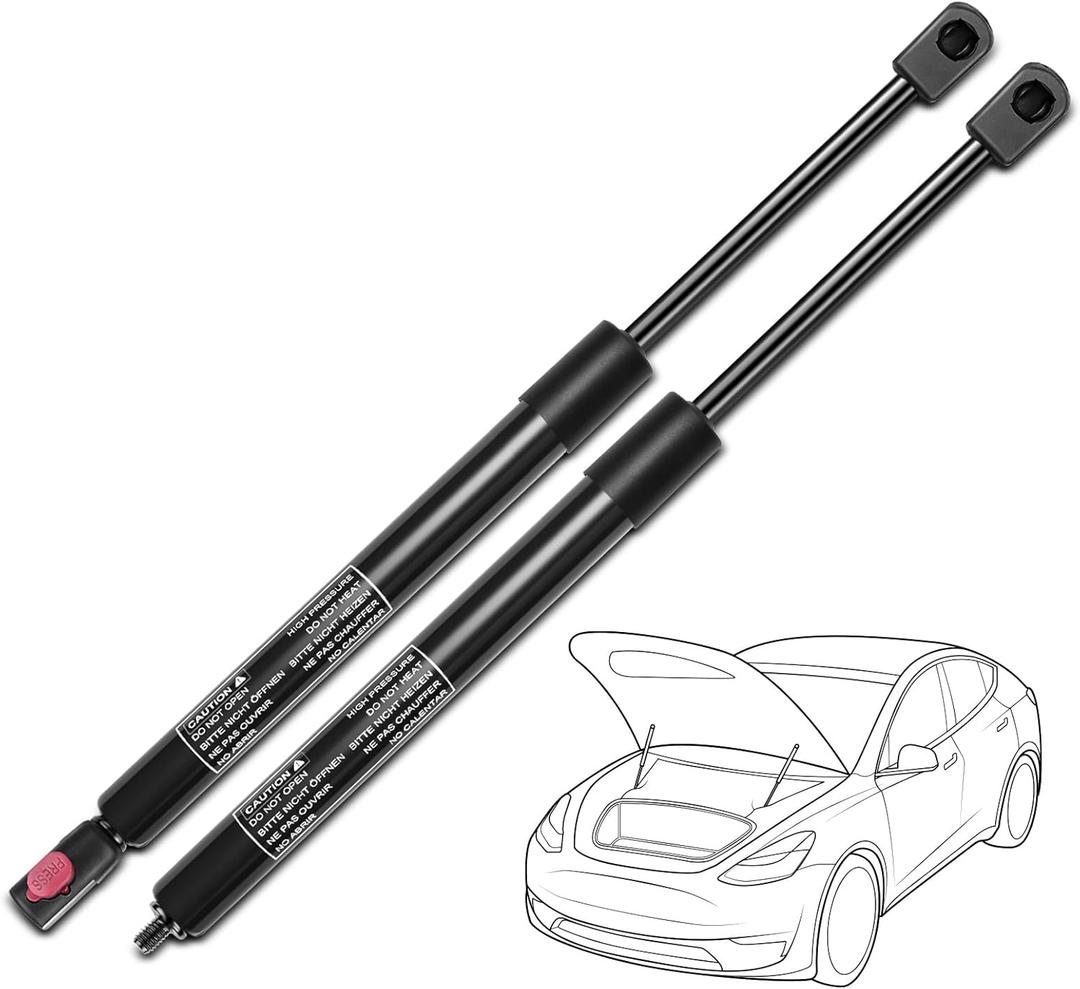 YHTAUTO Hood Struts Lift Support Replacement for Mercedes-Benz C-Class (C230, C240, C280, C320, C350) & CL-Class (CL55, CLK320, CLK350, CLK500, CLK550, CLK63 AMG), 2 PCS Bonnet Hood Shock Springs Prop