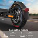 8.5x2.0 Inches Scooter Wheel Hub Tire with 110mm Disc BrakeFit for Xioami M365/1S, Fit for Gotrax GXL V2/ XR Elite/APEX MAX Electric Scooter, Off Road Solid Tire, Anti-explosion Tyre