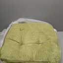 8" Washable Floor Pillow Cushion for Adults, Meditation Cushion Pillow, Large Square Floor Sitting, Removable Tufted Corduroy Cover, for Tatami Living Room or Yoga, 22x22 Inch, Machine Washable (8" Thick (Pack of 1)