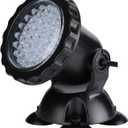 Pond Lights Underwater Fountain Light 3.5W Color Changing Submersible Spotlight with 36-LED Bulbs Underwater Light Waterproof IP68 Pool Light for Pond Aqaurium Garden Fish Tank (Set of 1)