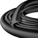 RV Window Seal Rubber Seal Strip Windshield Weather Stripping 1/2'' x 1/4'' Car Weather Stripping Window Glass Edge Seal for RV Boat Truck (26.25Feet)