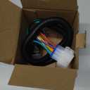 Roykaw Golf Cart 12V Golf Cart Headlight Voltage Reducer Harness Compatible with Club Car Precedent 2004-up Gas Vehicles, Plug and Play, 9 Pin/12 Pin Converter Harness