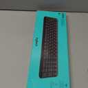 Logitech K250 Bluetooth Keyboard with Numpad, Easy Connectivity, Compact Wireless Keyboard Made with Recycled Plastic, Spill-Resistant, Comfortable Keys - Windows/MacOS - Graphite